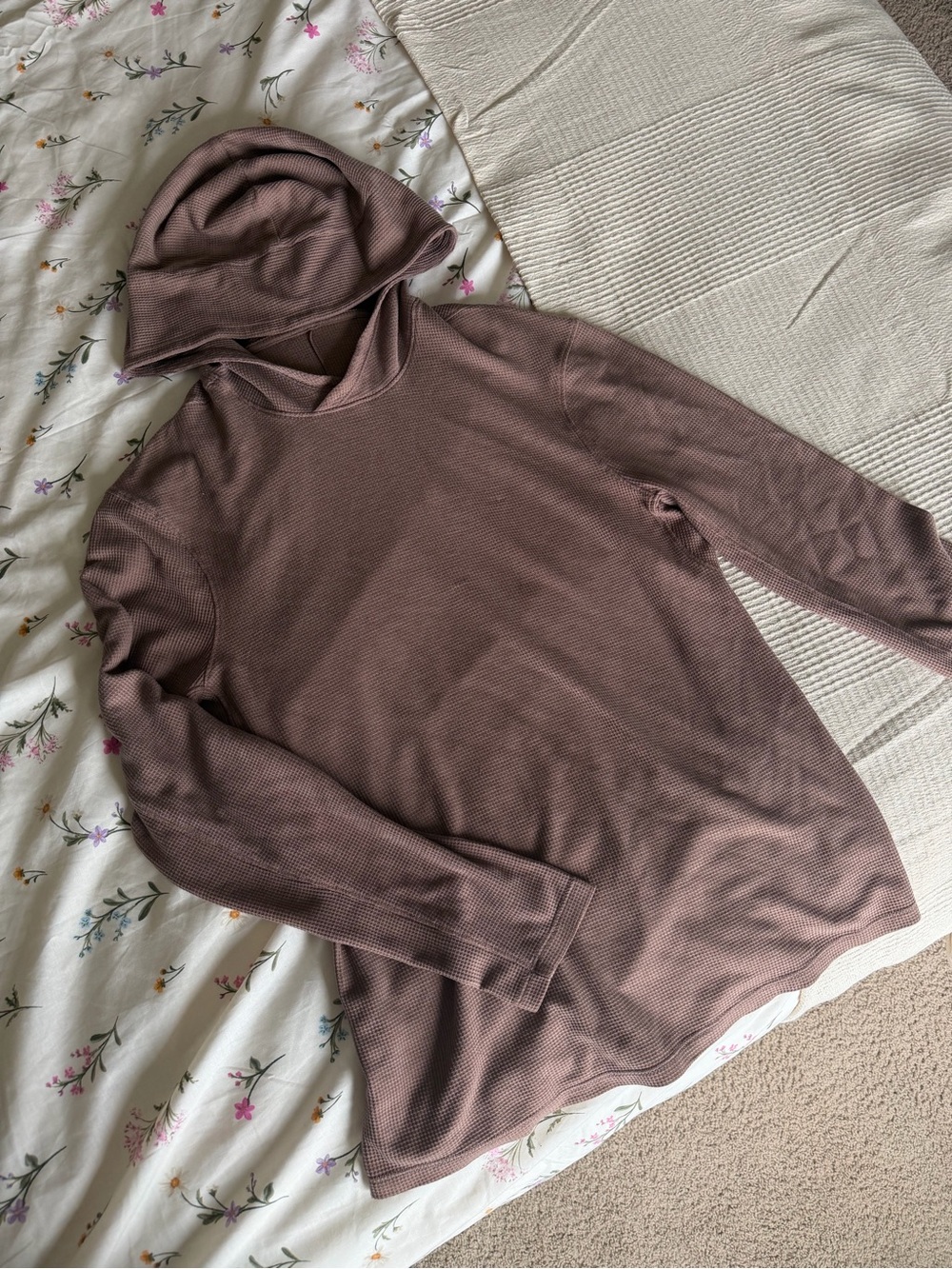 Lululemon Waffle Knit Hooded Sweaters/Top